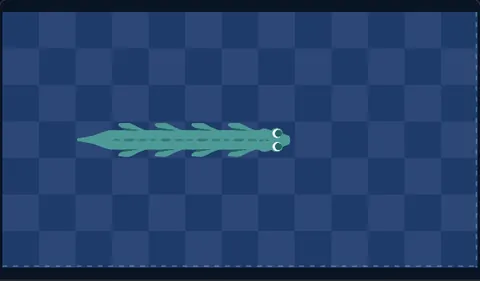 A dragon splitting